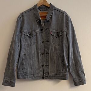 Levi's Men's Charcoal Denim Jacket